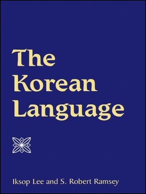 cover image of The Korean Language